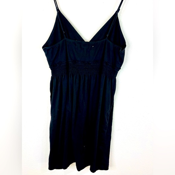 Forever Twenty One Black Mini Dress Medium 31” Length Stretchy Chic Design - Picture 8 of 9